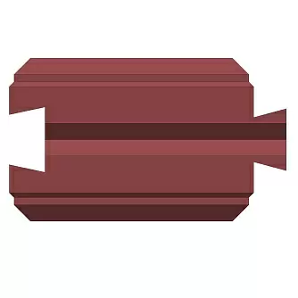 Забор BRICK Блок рядовой доборный красный в "Строй-Ресурсе" Забор BRICK Блок рядовой доборный красный купить в "Строй-Ресурсе"