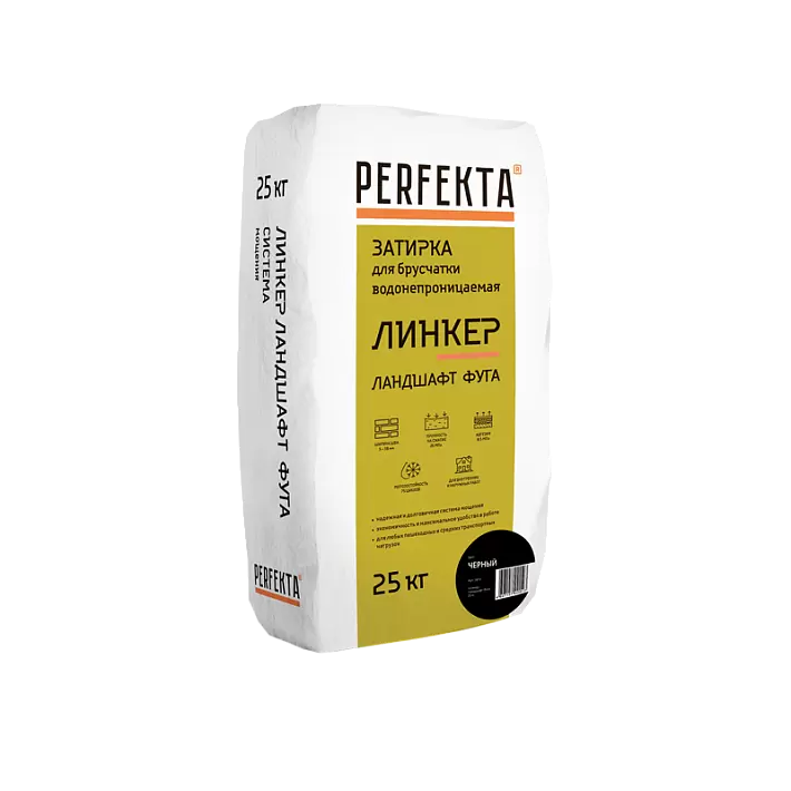 Затирка для брусчатки водонепроницаемая Perfekta Линкер Ландшафт Фуга черный, 25кг в "Строй-Ресурсе" Затирка для брусчатки водонепроницаемая Perfekta Линкер Ландшафт Фуга черный, 25кг купить в "Строй-Ресурсе"