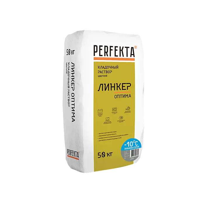 Кладочный раствор Perfekta Линкер Оптима Зимняя серый, 50 кг в "Строй-Ресурсе" Кладочный раствор Perfekta Линкер Оптима Зимняя серый, 50 кг купить в "Строй-Ресурсе"