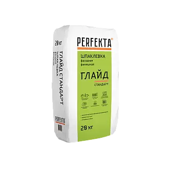 Шпаклевка цементная Perfekta Глайд стандарт, 20 кг в "Строй-Ресурсе"