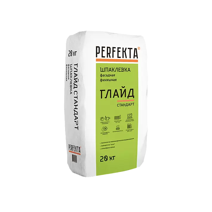 Шпаклевка цементная Perfekta Глайд стандарт, 20 кг в "Строй-Ресурсе" Шпаклевка цементная Perfekta Глайд стандарт, 20 кг купить в "Строй-Ресурсе"