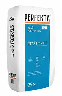 Клей плиточный без верт. сполз. Perfekta Стартфикс C0 T, 25 кг в "Строй-Ресурсе"