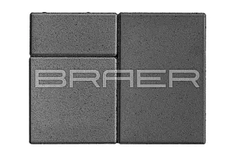 Тротуарная плитка Braer Старый город Ландхаус серый 60 мм купить в "Строй-Ресурсе"