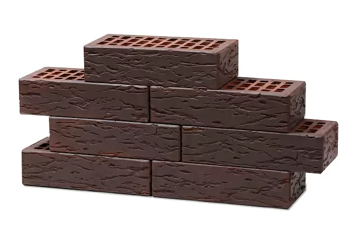 Кирпич лицевой Воротынск М150 1,0НФ антик руст (утолщ. лиц. стенка) купить в "Строй-Ресурсе"