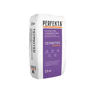 Штукатурно-клеевой состав Perfekta Термотек, 25 кг в "Строй-Ресурсе"