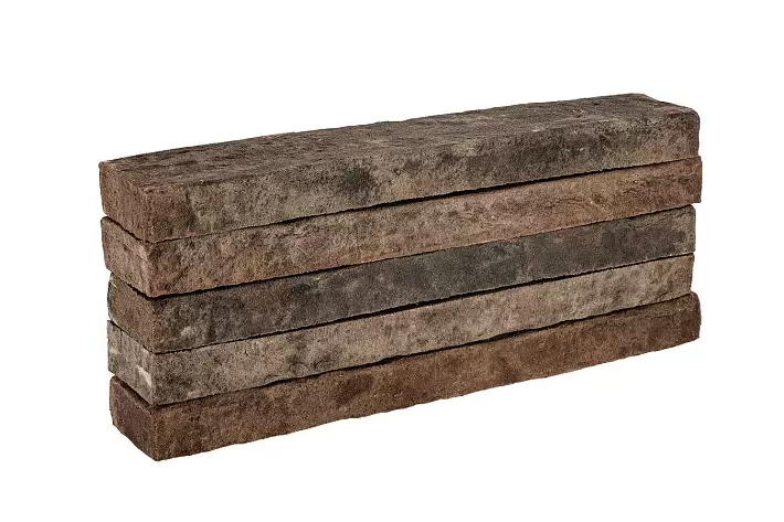 Кирпич клинкерный ТАНДЕМ ручной формовки Печора ригель купить в "Строй-Ресурсе"