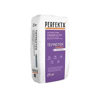 Штукатурно-клеевой состав Perfekta Термотек Зимняя серия, 25 кг в "Строй-Ресурсе"