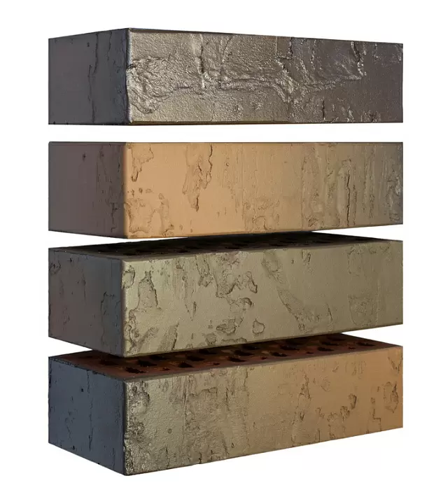 Кирпич лицевой МАГМА М150-175 1,0НФ Флеш-обжиг Сахара купить в "Строй-Ресурсе"