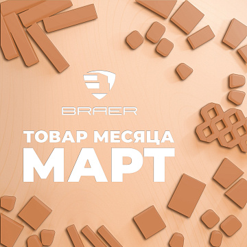 Акция от BRAER на тротуарную плитку "Товар месяца" в марте 2025