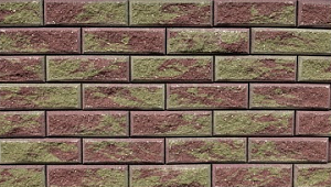 Забор BRICK Блок рядовой доборный ColorMix красный-оливковый купить в "Строй-Ресурсе"