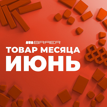 Акция от BRAER на тротуарную плитку "Товар месяца" в июне 2025