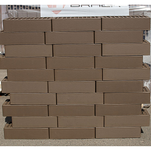 Кирпич облицовочный (промо) BRAER Коричневый 1, гладкий, 1,0НФ фотография